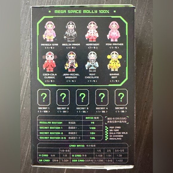 Confirmed SEALED 100% Space Molly Series 2 “Mint Chocolate” - Picture 3 of 4